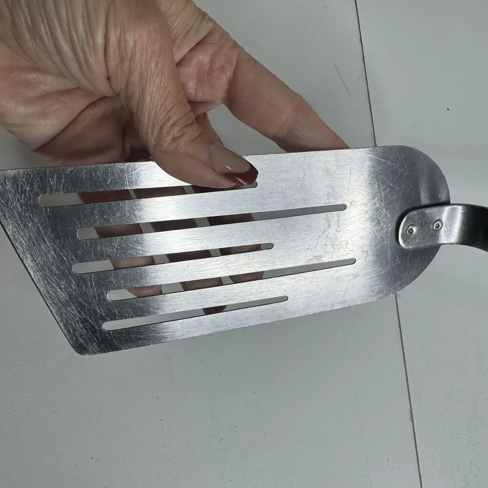 Vtg Heavy Duty Spatula Stainless Steel Diner Grill Flipper Custom Turner USA